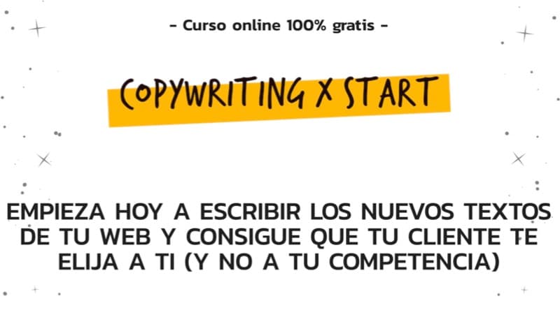 Curso de copy Copywriting x Start